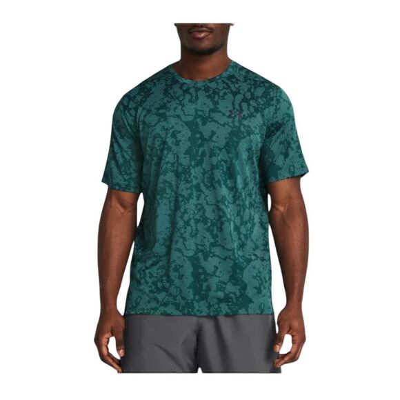 Under Armour UA Tech Vent Geode Short Sleeve T-Shirt Size S Green NWT - Picture 1 of 7